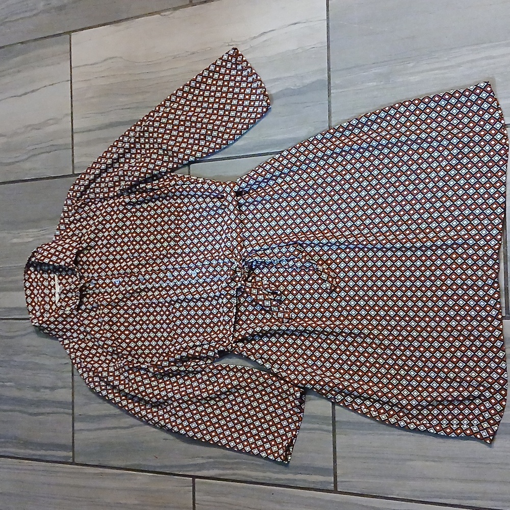 Sophie Max Brown Long Sleeve Shirt Dress - Picture 8 of 8